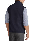 Gilet RALPH LAUREN en polaire brossée à fermeture éclair complète en hiver Marine Heather