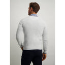 cardigan State of Art avec détails contrasté - greige uni