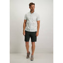 chemise State of Art en coton avec poche poitrine - jade/gris claire