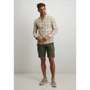 chemise State of Art Chemise stretch en coton biologique - brique/mousse