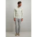 chemise State of Art Chemise à col boutonné en coton stretch - jade/limon