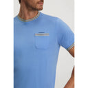 t-shirt State of Art col rond avec coton BCI - bleu uni