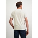 t-shirt State of Art col rond avec dessin sur la poitrine - greige uni