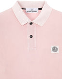 polo STONE ISLAND 22S67 PIGMENT DYE TREATMENT Rose pastel