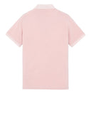 polo STONE ISLAND 22S67 PIGMENT DYE TREATMENT Rose pastel