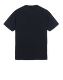 t-shirt STONE ISLAND 23757 'FISSATO' TREATMENT Bleu Navy