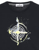 t-shirt STONE ISLAND 2NS83 'MARBLE ONE' Bleu Navy