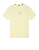 T-shirt STONE ISLAND 2NS85 'MARBLE THREE' Jaune