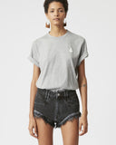 t-shirt Isabel Marant Etoile ZEWEL LOGO CREW NECK