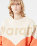 HOUSTON TWO TONE LOGO SWEATSHIRT Isabel Marant Etoile