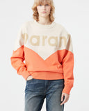 HOUSTON TWO TONE LOGO SWEATSHIRT Isabel Marant Etoile
