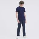 Polo Lacoste slim fit en petit piqué uni