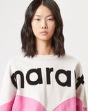 HOUSTON TWO TONE "MARANT" SWEATSHIRT Isabel Marant Etoile