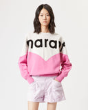 HOUSTON TWO TONE "MARANT" SWEATSHIRT Isabel Marant Etoile