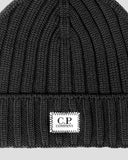 bonnet C.P. Company Extra Fine Merino Wool Logo Beanie