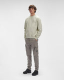 sweat C.P. Company Brushed & Emerized Diagonal Fleece Sweatshirt