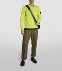 sweat Stone Island 64052 COTTON STRETCH FLEECE_GARMENT DYED