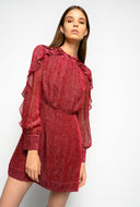 Robe pinko ROBE À MANCHES VOLANTÉES