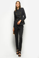 Pantalon pinko PANTALON MOULANT AVEC BOUTONS SUR LE BAS