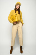 pantalon PINKO EN CUIR ULTRALÉGER