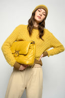 pantalon PINKO EN CUIR ULTRALÉGER