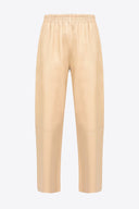 pantalon PINKO EN CUIR ULTRALÉGER