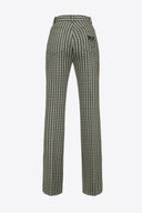 pantalon PINKO FLARED À MOTIF ET LOGO