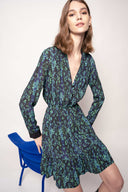 robe Pinko CHEMISE AVEC SERPENT PIXEL