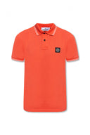 polo Stone Island 22S18 STRETCH PIQUÉ ORANGE
