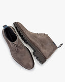 chaussure Van Bommel Floris Lace boot suede taupe