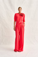 pantalon Natan Collection PANTALON EN CRÊPE LÉGER TEXTURÉ RAMPA