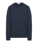 Sweat STONE ISLAND 63451 Bleu foncé