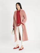 Pull MAX MARA en alpaga et coton BORDEAUX