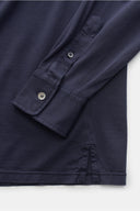 chemise Fedeli Jersey shirt 'Jason' shark collar navy