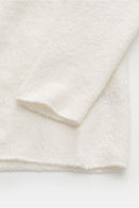 pull a trip in a bag JUMPER 'CHUNKY MOCK' WHITE