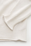 pull a trip in a bag JUMPER 'SHETLAND CREW' WHITE