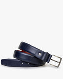 ceinture VAN BOMMEL FLORIS Ceinture en veau bleu