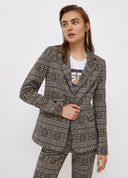 Blazer LIU JO SA jacquard en pied-de-poule