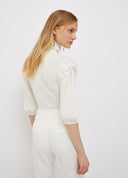 pull LIU JO SA à col roulé blanc