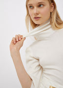 pull LIU JO SA à col roulé blanc