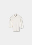 pull LIU JO SA à col roulé blanc