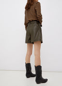 short LIU JO en tissu enduit