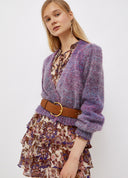 Cardigan  LIU JO avec bouton orné de pierres
