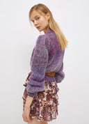 Cardigan  LIU JO avec bouton orné de pierres