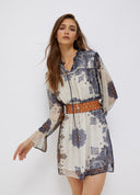 robe Liu Jo courte en soie mélangée