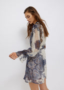 robe Liu Jo courte en soie mélangée