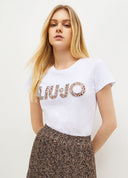 t-shirt Liu Jo en coton avec logo