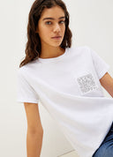 t-shirt Liu Jo en coton avec strass