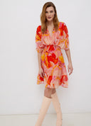 robe Liu Jo courte en mousseline de soie