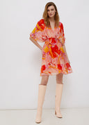 robe Liu Jo courte en mousseline de soie